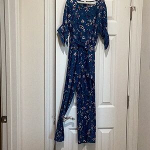 Rare Edition one piece floral jumpsuit.